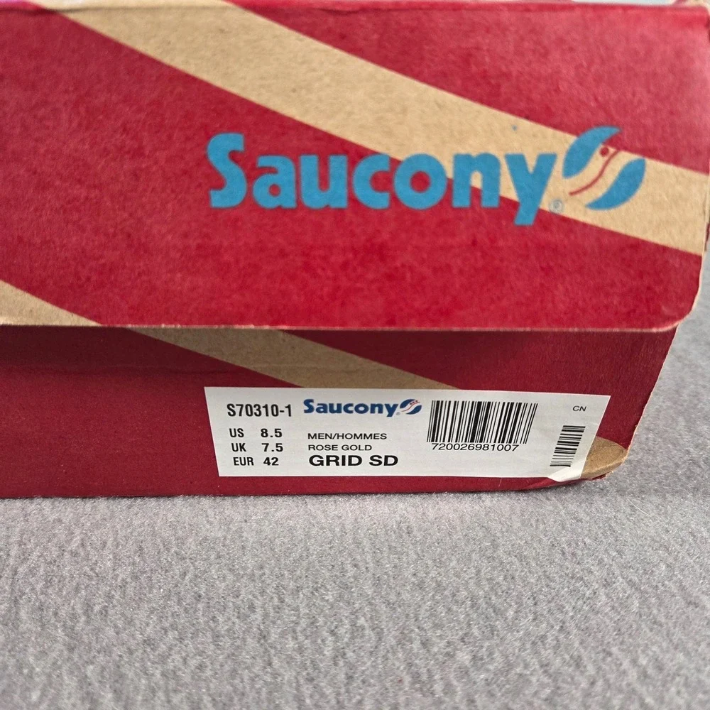 Saucony Grid SD Mens 8.5 Rose Gold Metallic Metals Pack Sneakers S70310-1